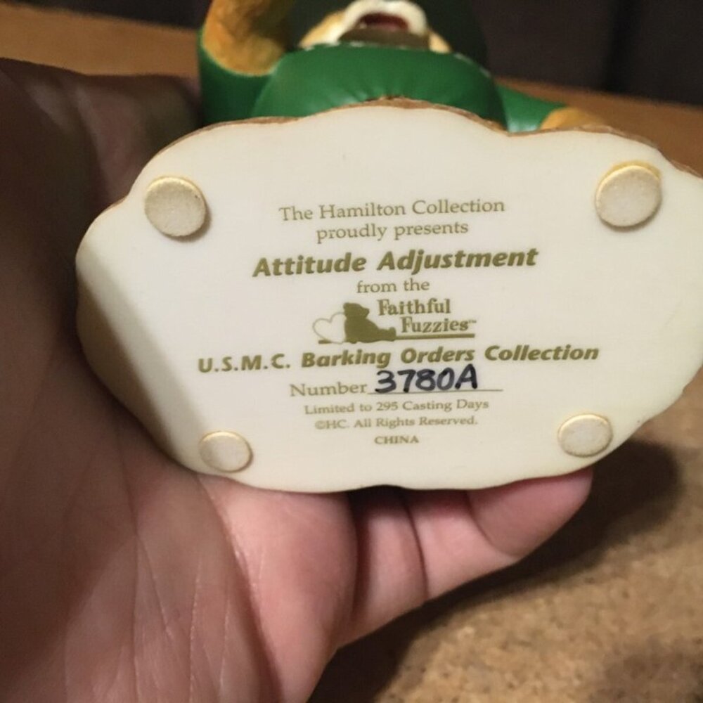 HAMILTON COLLECTION USMC "ATTITUDE ADJUSTMENT" USMC BARKING ORDERS - Picture 2 of 5